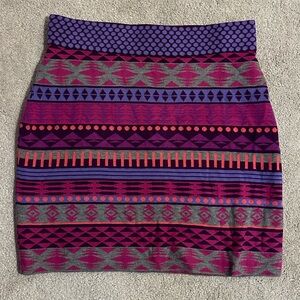 Colorful Patterned Skirt